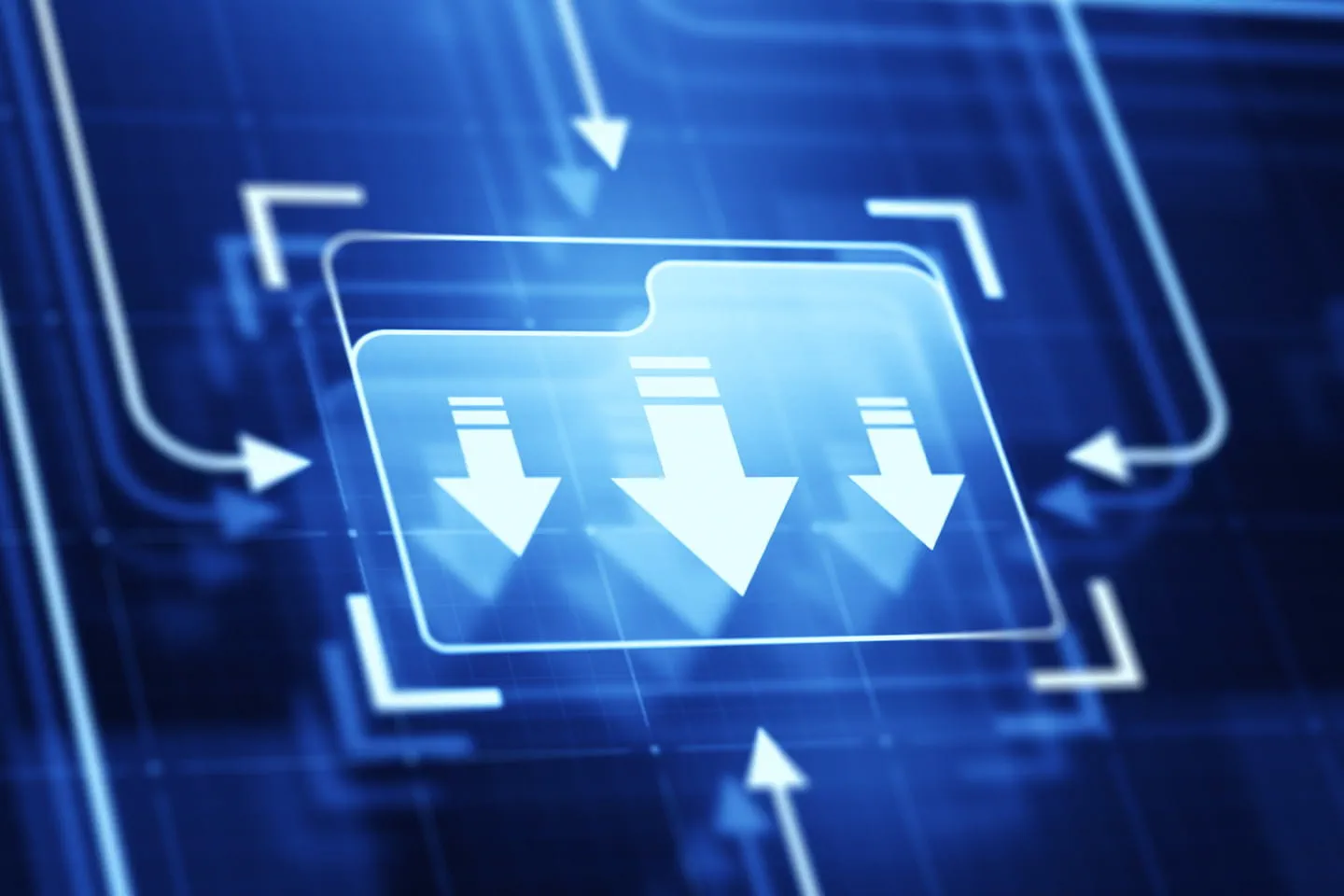 Image indicating download